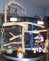 Bottlebrush Play Stand