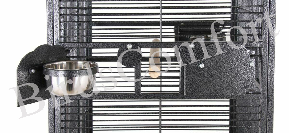 HQ Dometop Parrot Bird Cage with Drop Door 32x23 by