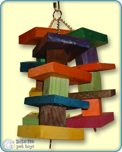 Blocks of Wood Bird Toys