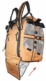 Pak-o-Bird Medium Bird Carriers with Foldable Tail Pouch - Stainless Steel Mesh