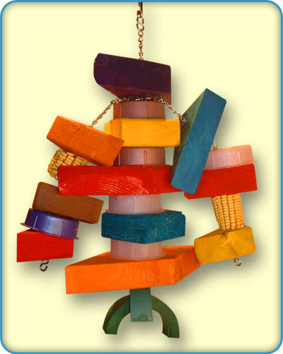 Corn and Bagels Large Bird Toys