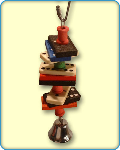 Dominos With Wood Bird Toys