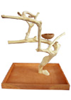 Java Wood Tree Bird Play Stand