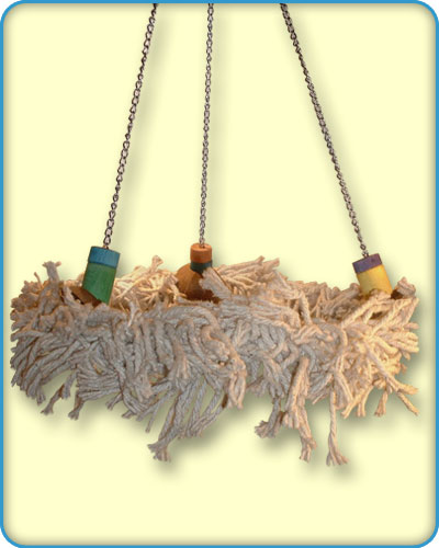 Large Cotton Bird Trapeze