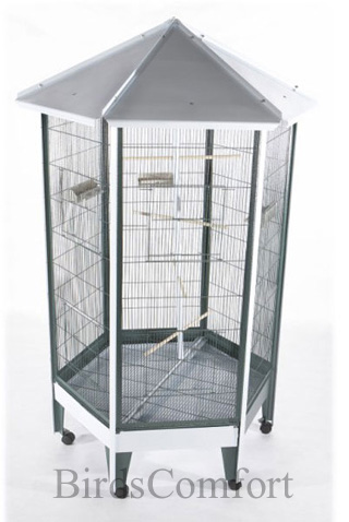 Large Hexagonal Aviary