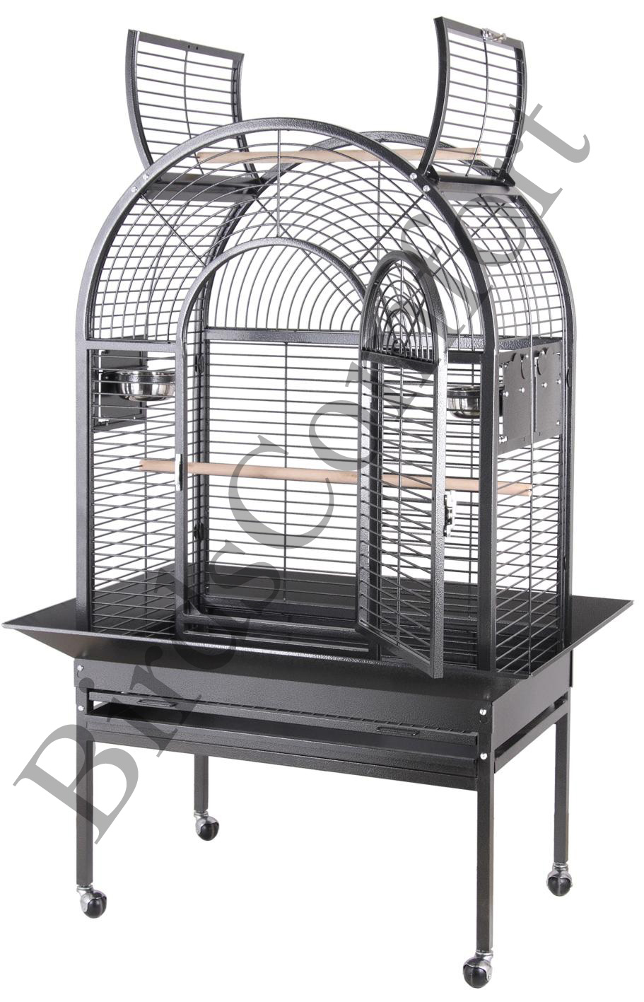 bird cage open