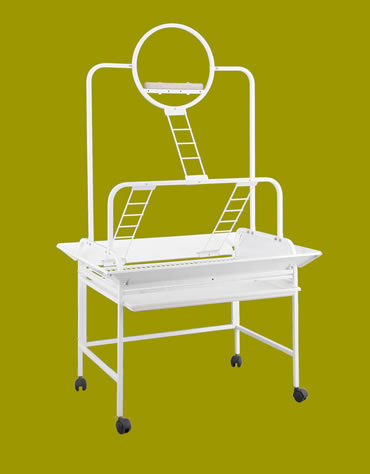 HQ Parrot Stand With Small Ring