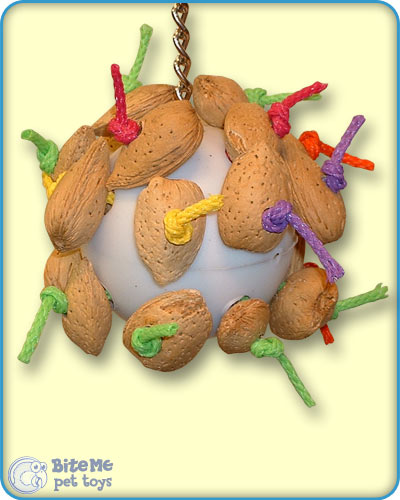 Plastic Ball Covered in Almonds