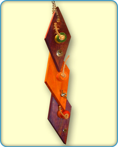 Small Bolts Bird Toy