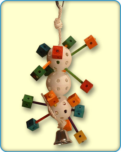 Spur Plastic Balls Bird Toys