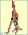 Straw and Beads Bird Toys
