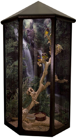 vision corner cage