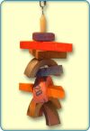 Wood Bagels Cut Bird Toy