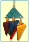 Wood On Chain Bird Toy