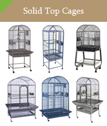 Solid Top Bird Cages