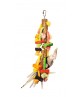 Hanging Wood Blocks on Rope Bird Toy