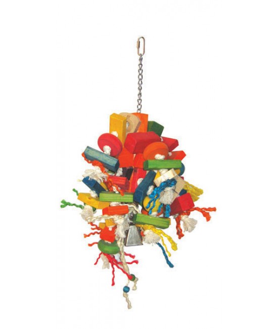 Large Blocks Cluster Bird Toy