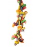 Large Hanging Wood Block Bird Toy