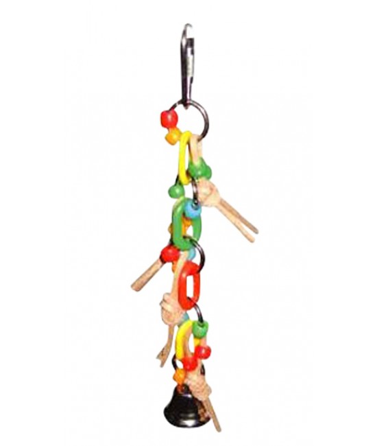 Plastic Chain with Ball and  Leather
