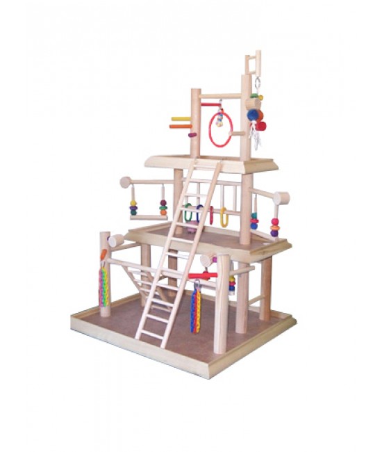 Large parrot play gym hotsell