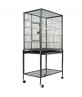 Lovebird Cages Flight House With Stand Black
