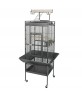 Large Playtop Bird Cage For Small Birds 61" Black