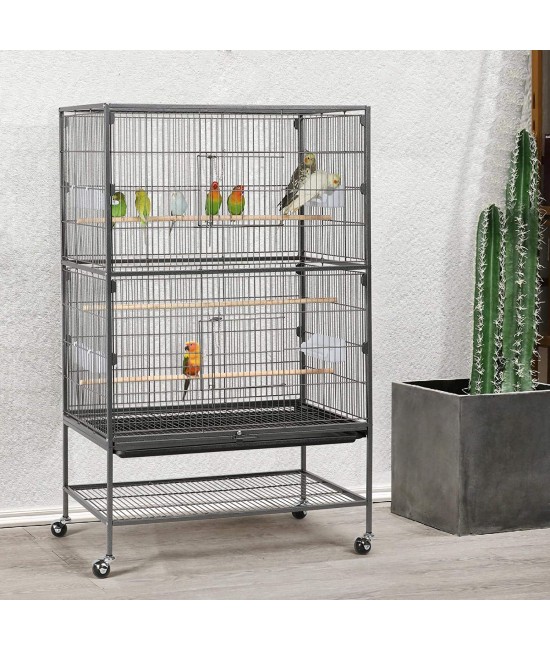 Large Flight Parrot Cage With Stand